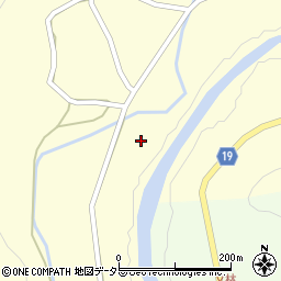 京都府南丹市美山町下平屋新中野道下周辺の地図