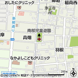 岩倉市役所　第四児童館周辺の地図