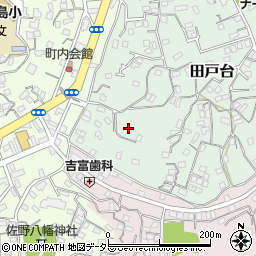 神奈川県横須賀市田戸台54周辺の地図