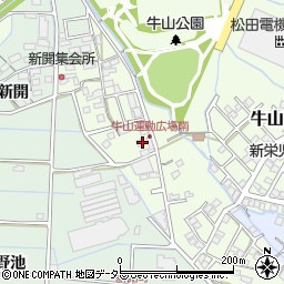 愛知県春日井市牛山町2787周辺の地図