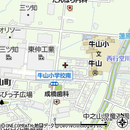 愛知県春日井市牛山町2176-7周辺の地図