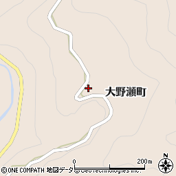 愛知県豊田市大野瀬町下貝戸周辺の地図