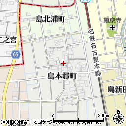 愛知県稲沢市島本郷町60周辺の地図