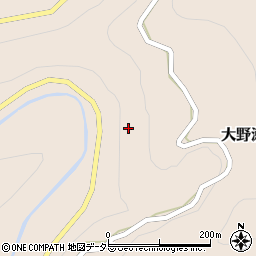 愛知県豊田市大野瀬町西ノサガ周辺の地図