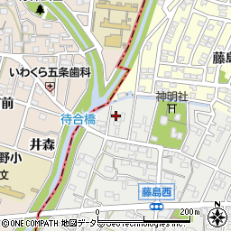 愛知県小牧市藤島町居屋敷11周辺の地図