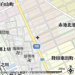 愛知県稲沢市陸田高畑町108周辺の地図