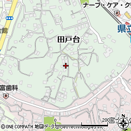 神奈川県横須賀市田戸台周辺の地図