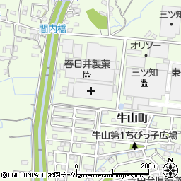 愛知県春日井市牛山町758周辺の地図