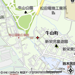 愛知県春日井市牛山町2846周辺の地図