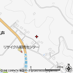 千葉県夷隅郡大多喜町八声594周辺の地図