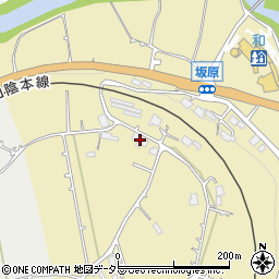 京都府船井郡京丹波町坂原大通り周辺の地図