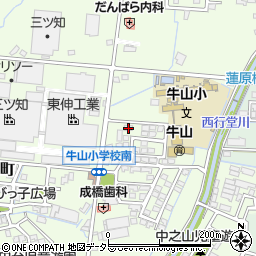 愛知県春日井市牛山町2202周辺の地図