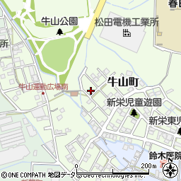 愛知県春日井市牛山町2846-4周辺の地図