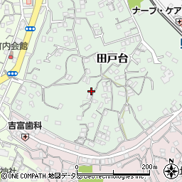 神奈川県横須賀市田戸台68周辺の地図