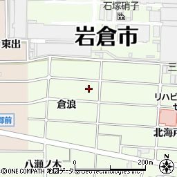 愛知県岩倉市川井町（東揚）周辺の地図