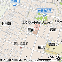 愛知県岩倉市曽野町郷前19周辺の地図