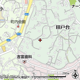 神奈川県横須賀市田戸台53周辺の地図