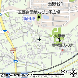 愛知県春日井市玉野町周辺の地図