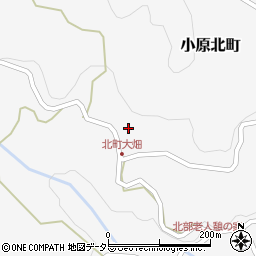 愛知県豊田市小原北町256周辺の地図