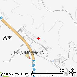 千葉県夷隅郡大多喜町八声752周辺の地図