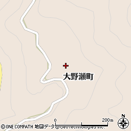 愛知県豊田市大野瀬町ミヤノコシ周辺の地図