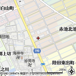 愛知県稲沢市陸田高畑町94周辺の地図