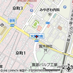 滋賀県・建築住宅センター（一般財団法人）　彦根事務所周辺の地図