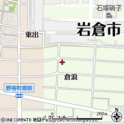 愛知県岩倉市川井町坪禿周辺の地図