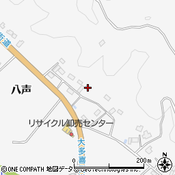 千葉県夷隅郡大多喜町八声613周辺の地図