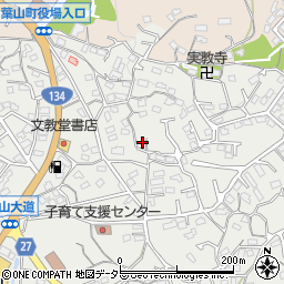 神奈川県三浦郡葉山町一色1338周辺の地図