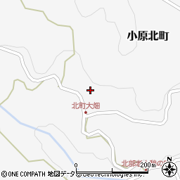 愛知県豊田市小原北町256-1周辺の地図