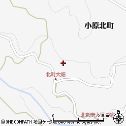 愛知県豊田市小原北町159周辺の地図