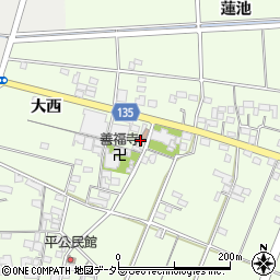 愛知県一宮市玉野西瀬古1398周辺の地図