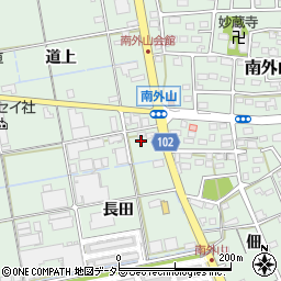 愛知県小牧市南外山長田64周辺の地図