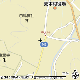 長野県下伊那郡売木村1316周辺の地図