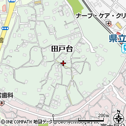 神奈川県横須賀市田戸台9-6周辺の地図