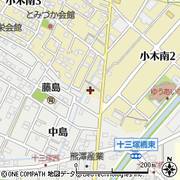 愛知県小牧市小木南3丁目528周辺の地図