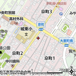 京町桜館周辺の地図
