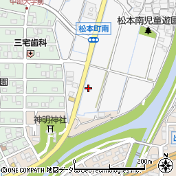 内津勝川線周辺の地図