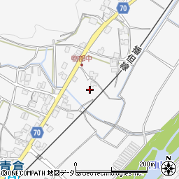 兵庫県朝来市物部1150周辺の地図