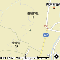 長野県下伊那郡売木村中央周辺の地図