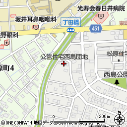 愛知県春日井市東野町西2丁目16-2周辺の地図