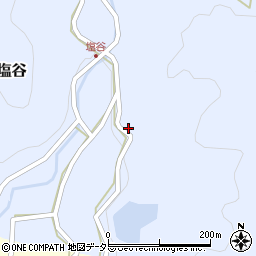 京都府船井郡京丹波町塩谷遊里周辺の地図