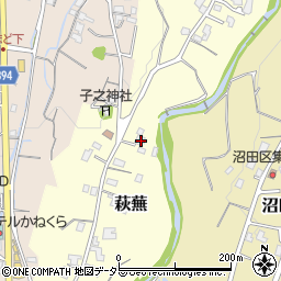 静岡県御殿場市萩蕪86周辺の地図
