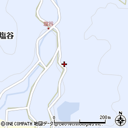 京都府京丹波町（船井郡）塩谷（遊里）周辺の地図