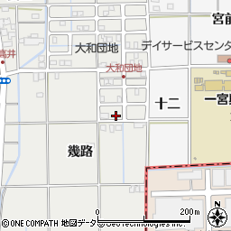 愛知県一宮市大和町南高井幾路54周辺の地図
