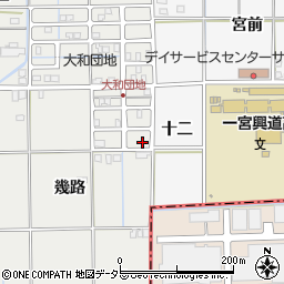 愛知県一宮市大和町南高井幾路114周辺の地図