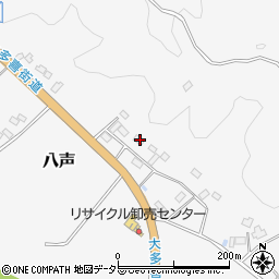 千葉県夷隅郡大多喜町八声618周辺の地図