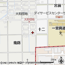 愛知県一宮市大和町南高井幾路115周辺の地図