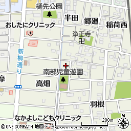 熱田社周辺の地図